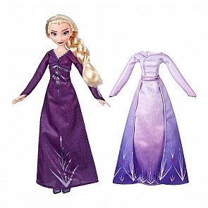 Кукла Эльза с дополнительным нарядом из серии Disney Princess Холодное сердце 2 (Hasbro, e6907-e5500)